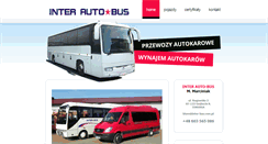 Desktop Screenshot of inter-bus.com.pl
